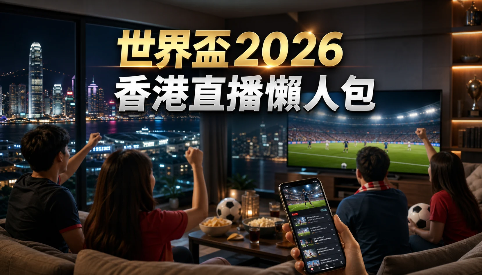世界盃2026香港直播懶人包｜Now TV、ViuTV、商場觀賽與 GamePlus 免費觀看