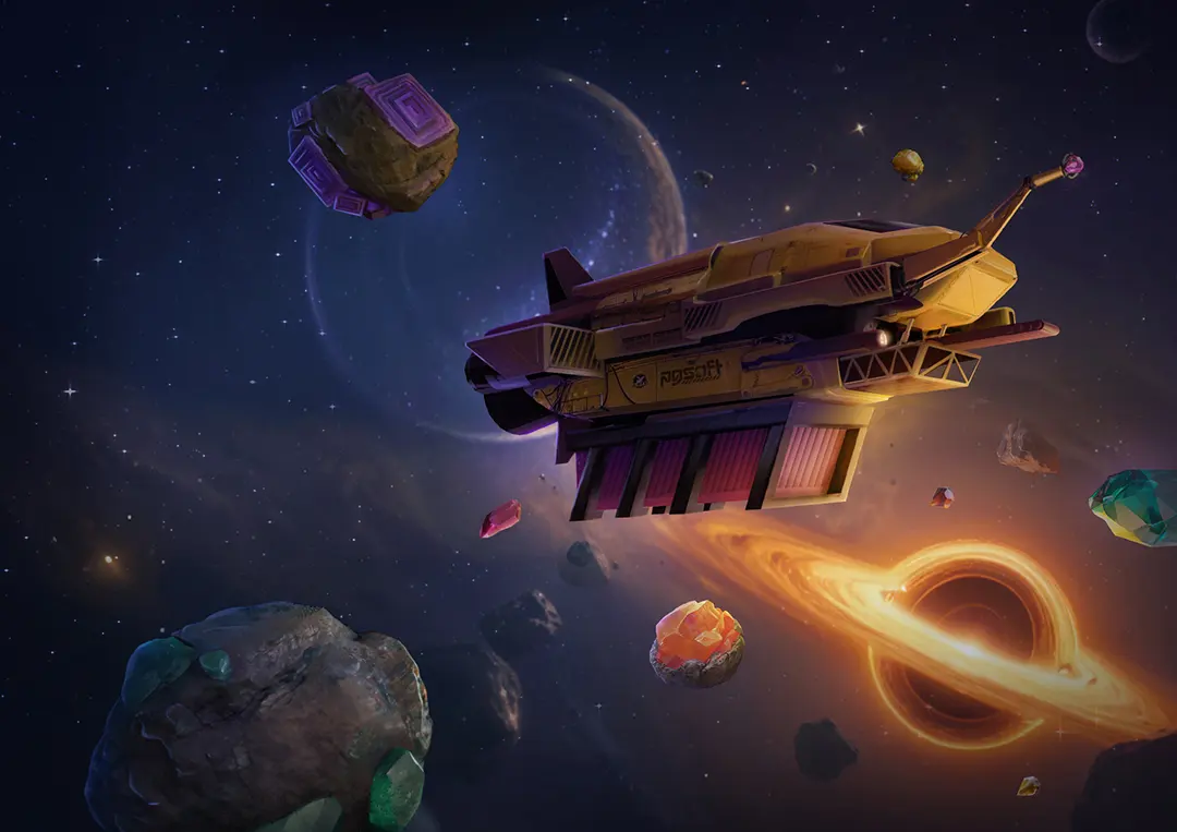銀河寶藏 (Galaxy Miner) 遊戲總覽 - 直向背景