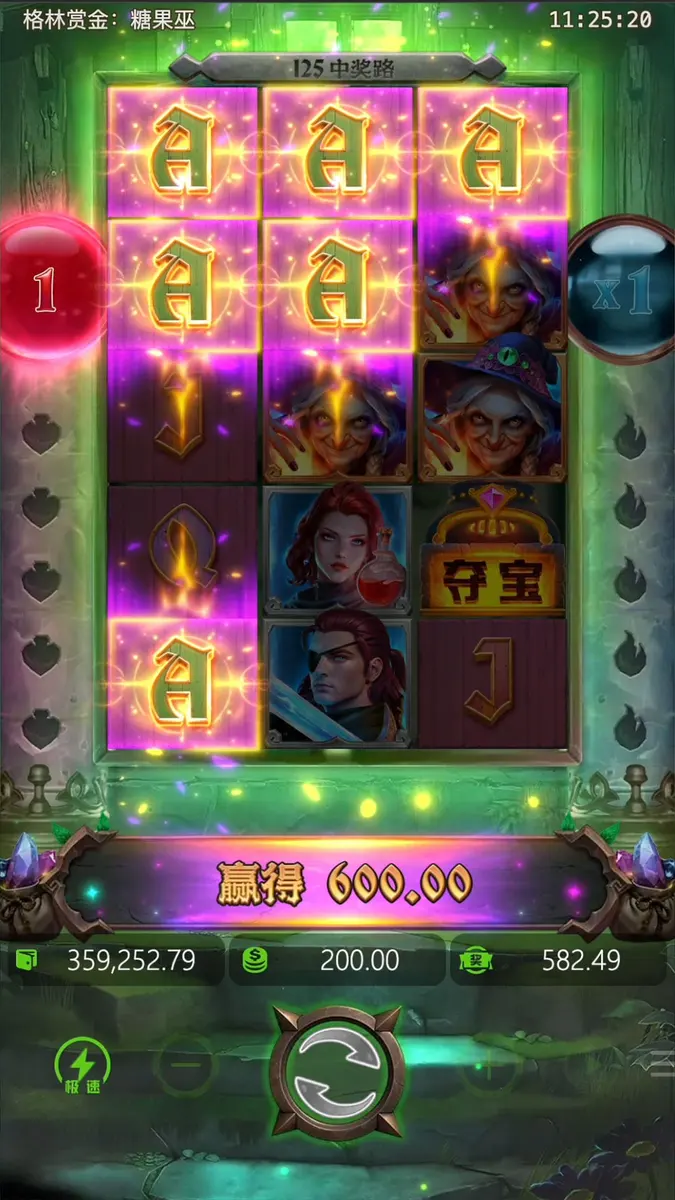 格林賞金：糖果巫遊戲介紹 - 特色功能畫面