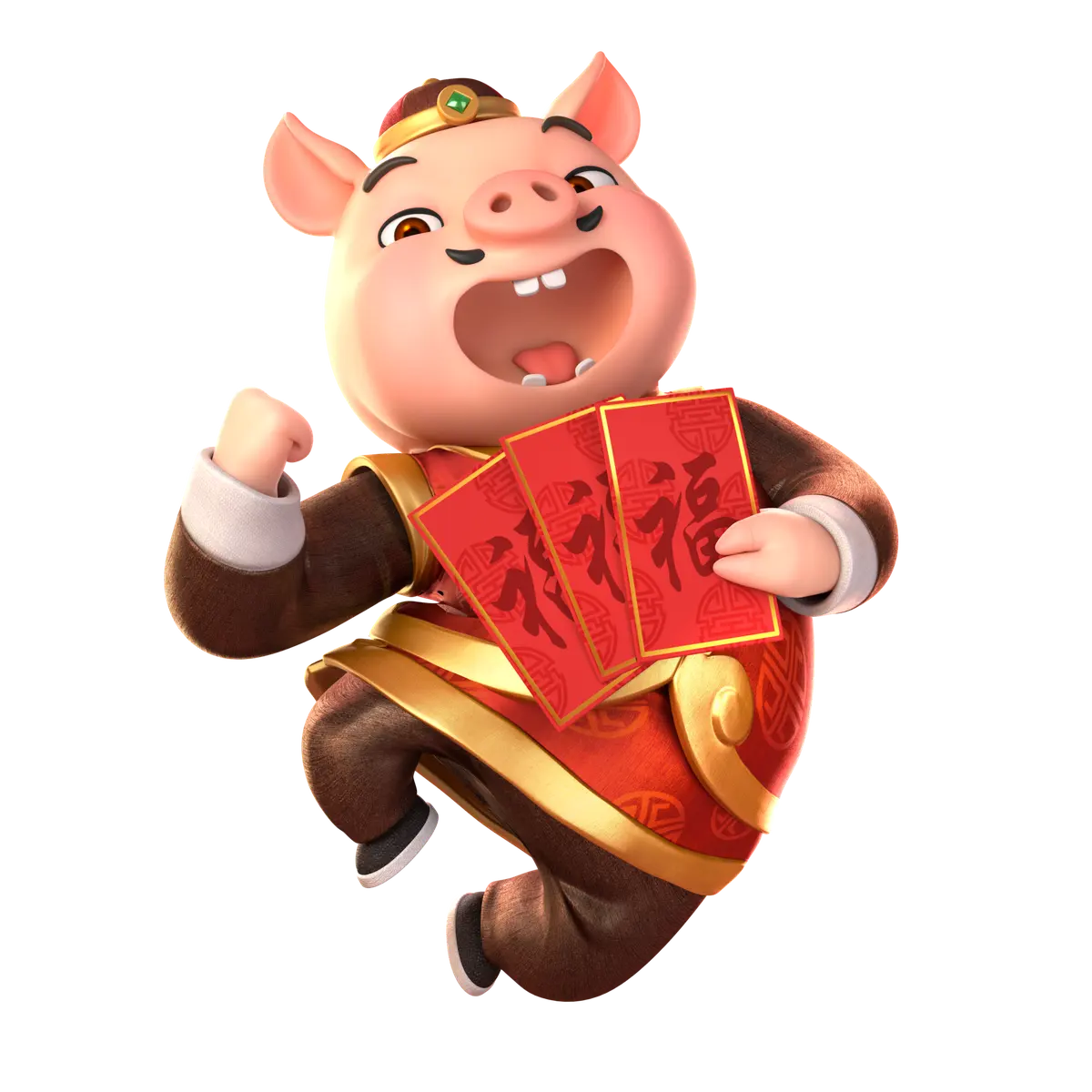 金豬報財（Piggy Gold）遊戲介紹｜PG SOFT 經典中國風老虎機 - 角色素材