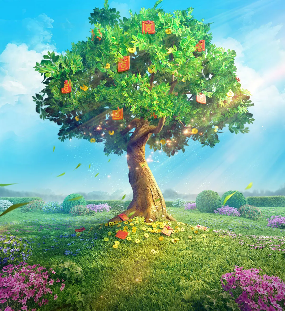 黃金搖錢樹 (Prosperity Fortune Tree) 遊戲介紹 - 橫向背景
