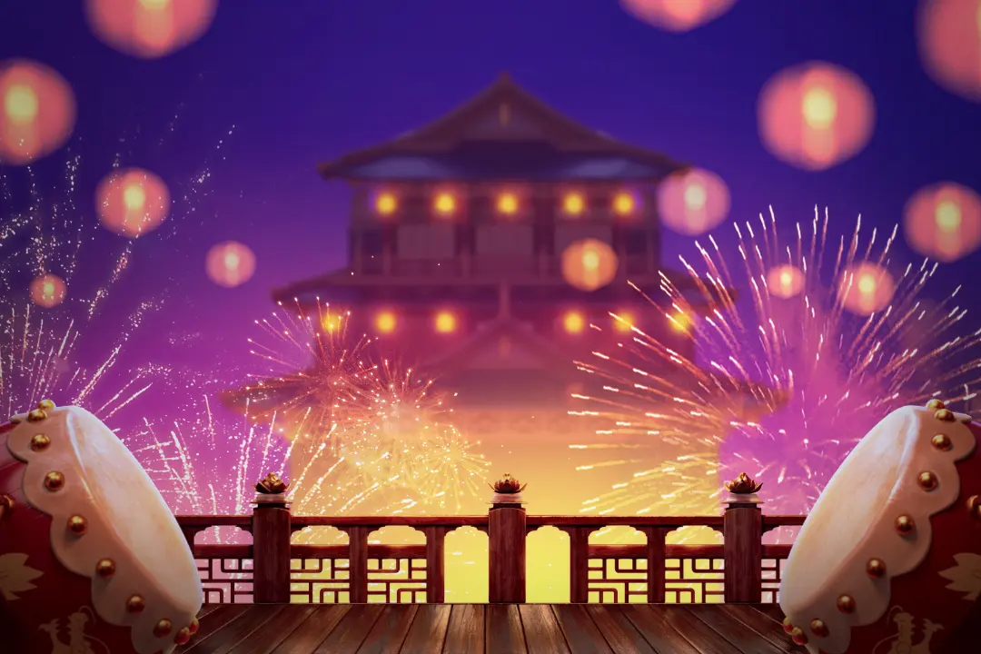 舞獅進寶 遊戲總覽 - 橫向背景
