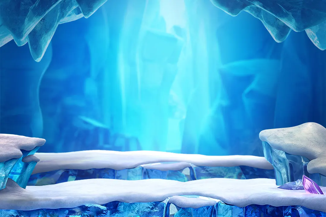 冰雪大衝關 (The Great Icescape) — PG SOFT 遊戲介紹 - 橫向背景