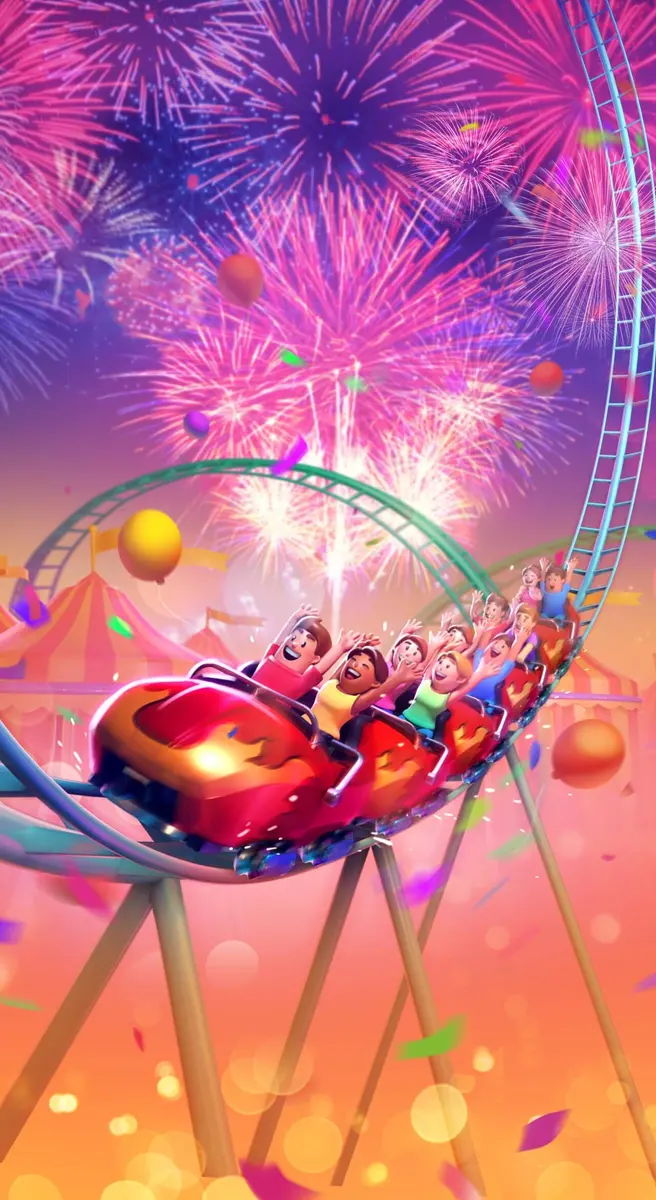Wild Coaster 瘋賺過山車 遊戲介紹 - 直向背景